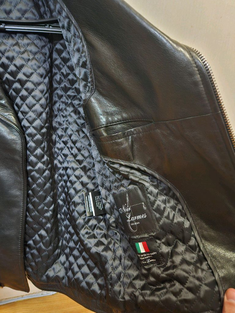 95 M ~ 100 L) 느와르 라르메스 BLACK LABEL BR8-4 더블라이더 레더자켓 이미지