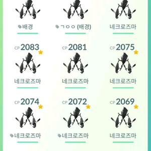 포켓몬고 네크로즈마 대량판매