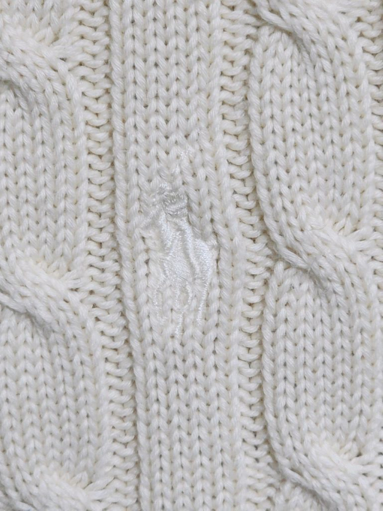 (S) 랄프로렌 폴로 꽈배기 니트 아이보리 케이블 스웨터 이미지