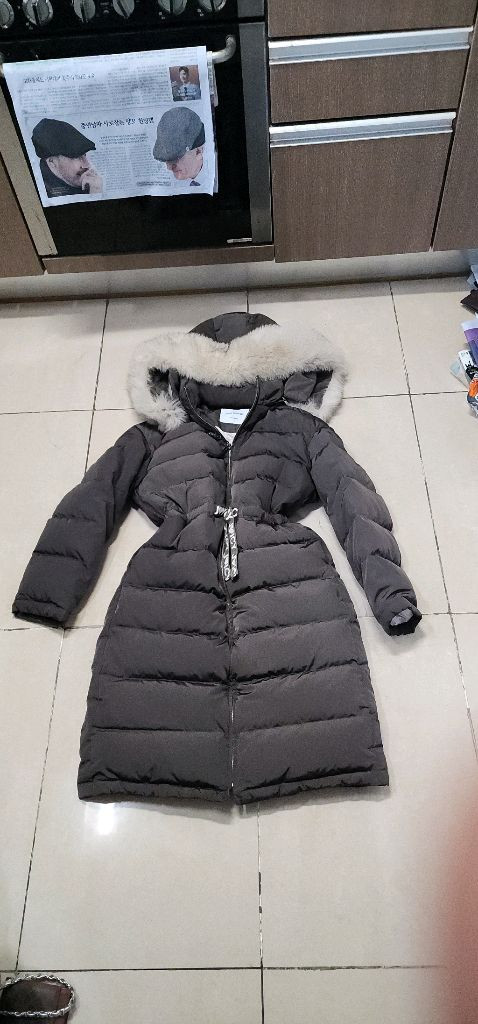 쥬시꾸뛰르 사가폭스퍼 구스 롱패딩 66~77--2