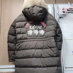 쥬시꾸뛰르 사가폭스퍼 구스 롱패딩 66~77