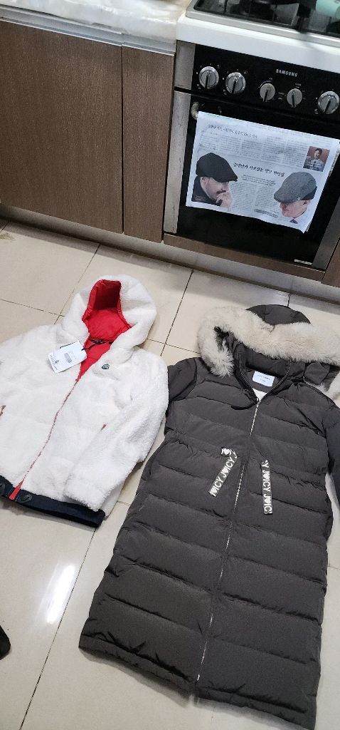 쥬시꾸뛰르 사가폭스퍼 구스 롱패딩 66~77--3