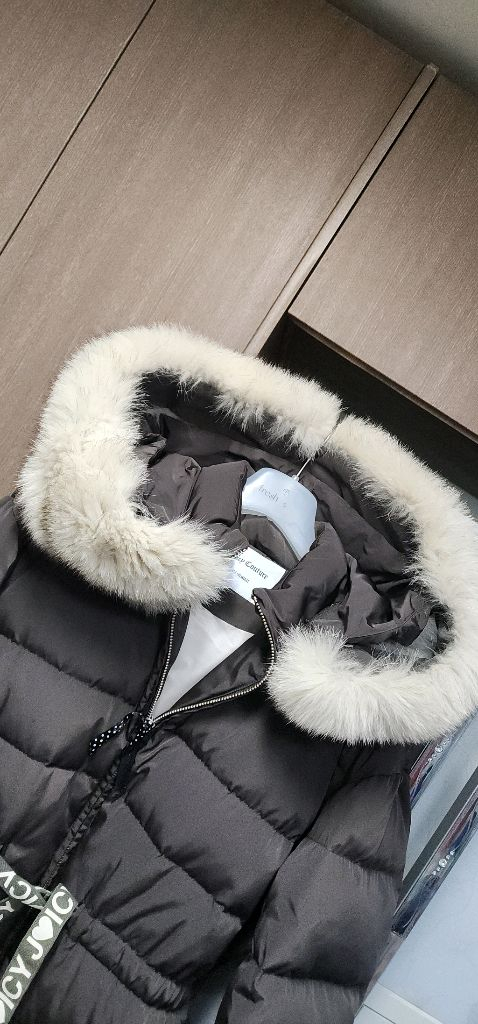 쥬시꾸뛰르 사가폭스퍼 구스 롱패딩 66~77--5