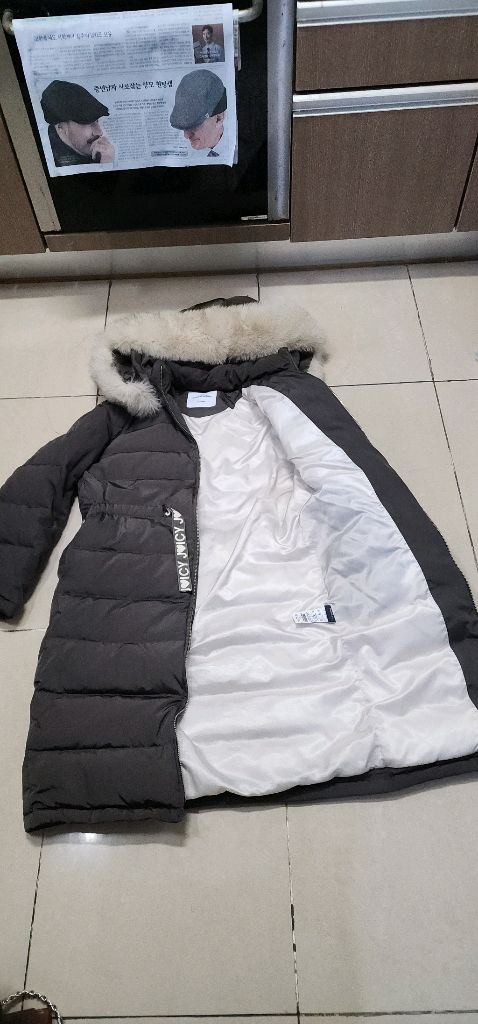 쥬시꾸뛰르 사가폭스퍼 구스 롱패딩 66~77--6