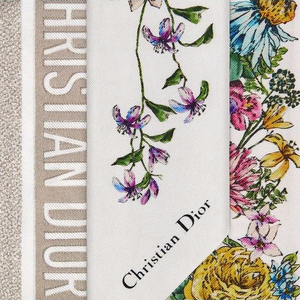 디올 미차스카프 - 플로럴, 베이지 이미지