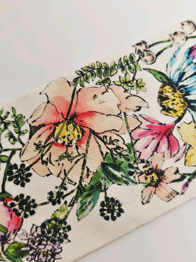 디올 미차스카프 - 플로럴, 베이지 이미지