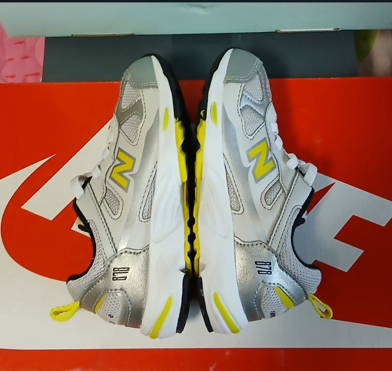 뉴발란스키즈 878 실버옐로우 160운동화--4