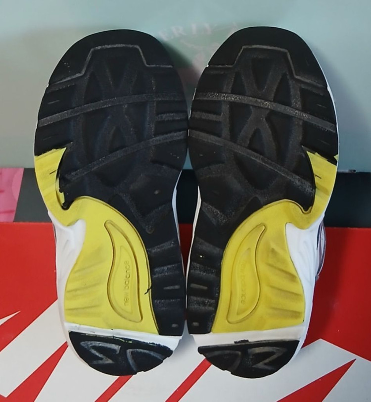 뉴발란스키즈 878 실버옐로우 160운동화--8