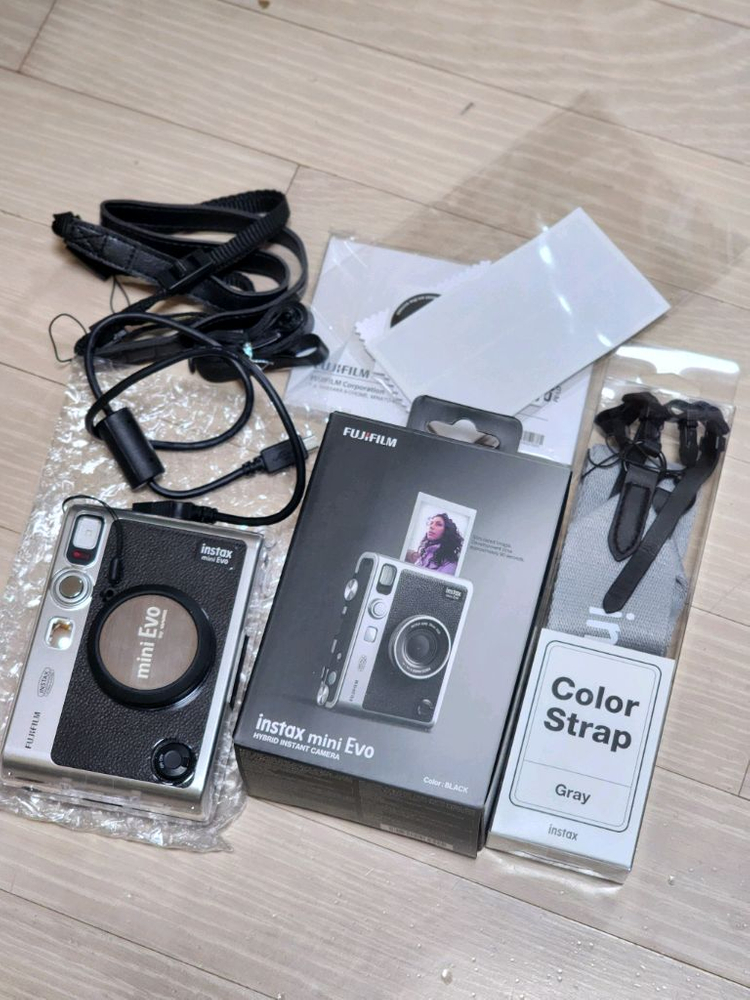 후지필름 인스탁스 미니 에보 블랙 풀박스 (5핀)--0