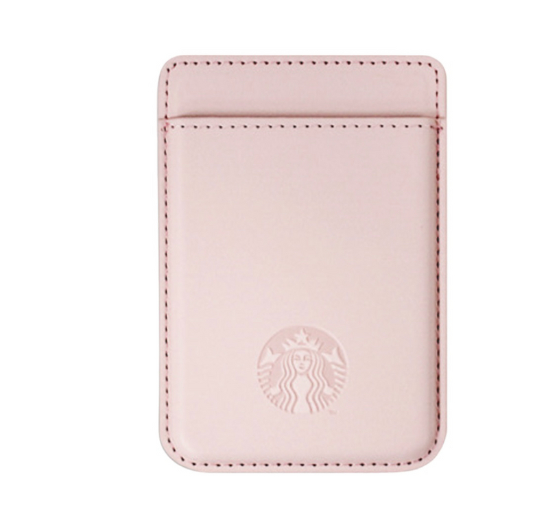 스타벅스 마그네틱 카드지갑 핑크--2