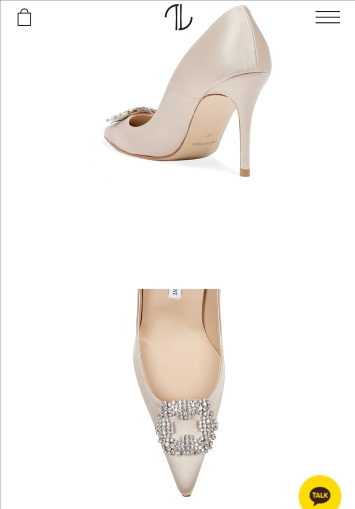 더로랑 베컴힐 브라이덜 라이트베이지 225mm 7cm 웨딩슈즈--3