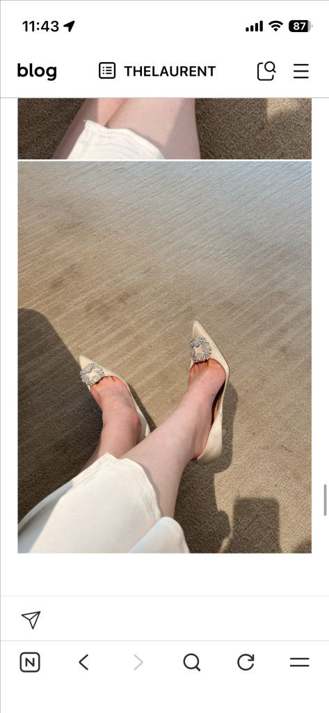 더로랑 베컴힐 브라이덜 라이트베이지 225mm 7cm 웨딩슈즈--5