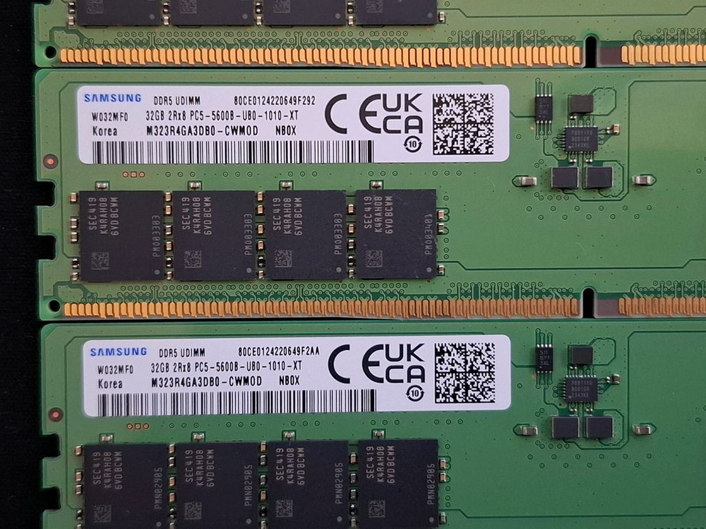 삼성 메모리 DDR5 5600B 64GB(32GB두개)--2