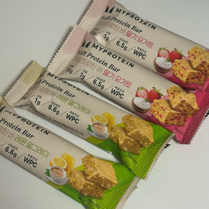 마이프로틴 단백질 바 4개세트 ( 딸기요거트 + 레몬얼그레이 ) 이미지