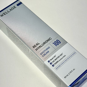 웰라쥬 리얼 히알루로닉 100 수딩 크림 80ml