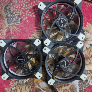 안텍 120m led 쿨링팬 3개 세트 4핀