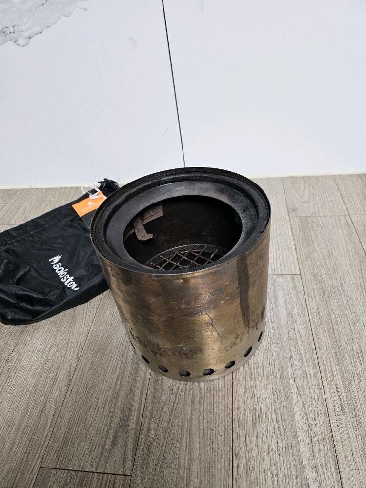 솔로스토브 캠프파이어 화로 (그릴2개, 석쇠핸들)--1