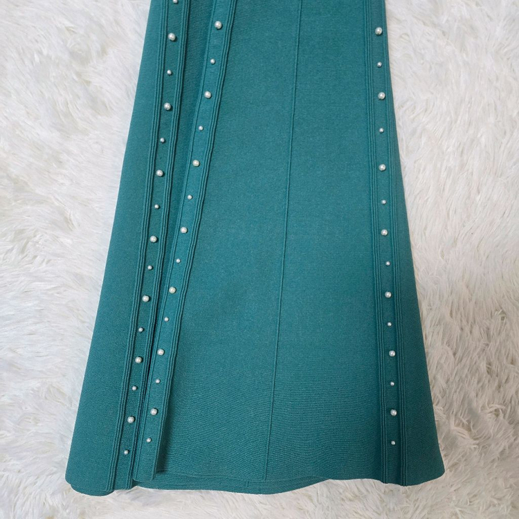 산드로 진주 니트스커트3--3