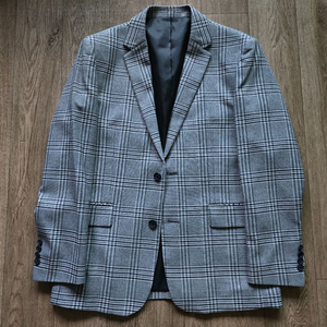 테이트 글렌체크 자켓 그레이 100사이즈 새제품 팝니다