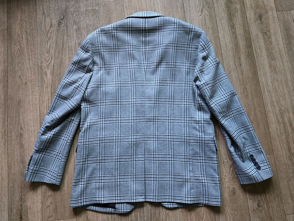 테이트 글렌체크 자켓 그레이 100사이즈 새제품 팝니다--3