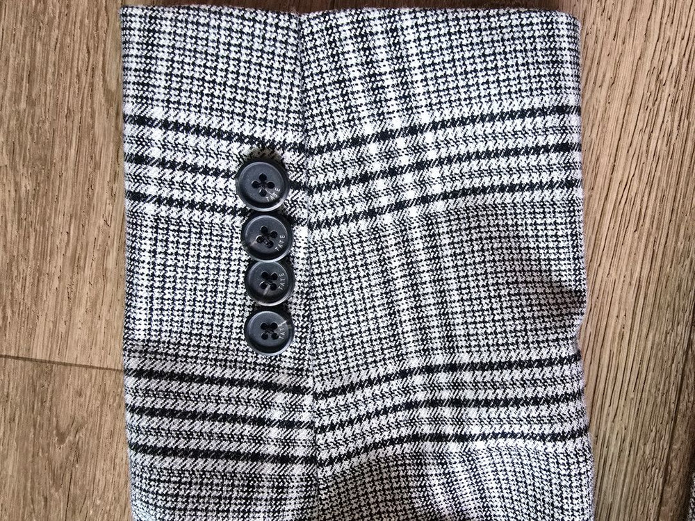 테이트 글렌체크 자켓 그레이 100사이즈 새제품 팝니다--5