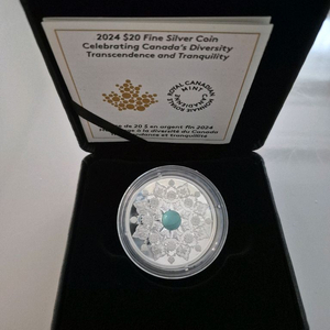 한정판 터키석 은화 실버바