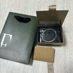 새상품 실버 텐션 테니스 팔찌