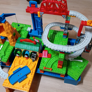 (희귀 상태우수) 토마스 기차놀이 대향 레고 듀플로 메가블럭