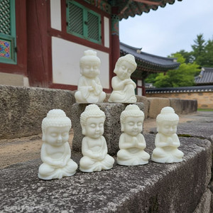 평온한 동자스님 석고 방향제 6종 세트