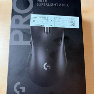 [국내정발] 로지텍 G PRO X Superlight 2 DEX 블랙