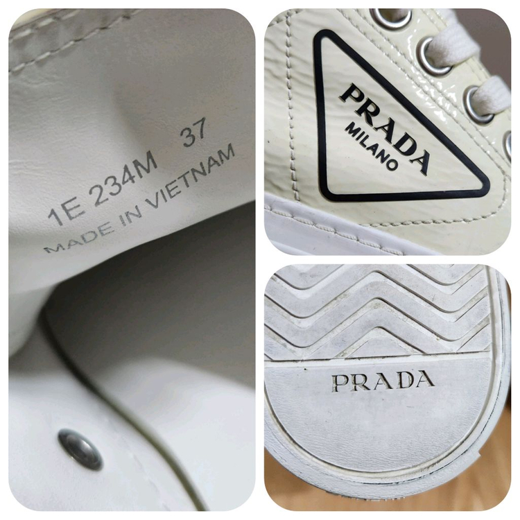 37/240 프라다신발 개버딘 프라다운동화 스니커즈 이미지