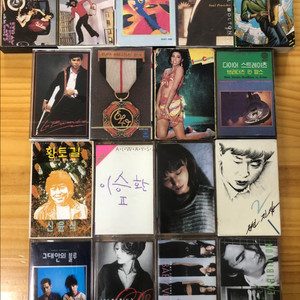 80년대 가요/팝/재즈/OST 카세트테이프 17매