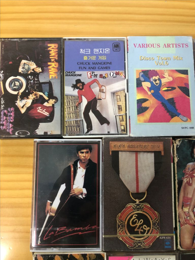 80년대 가요/팝/재즈/OST 카세트테이프 17매--1