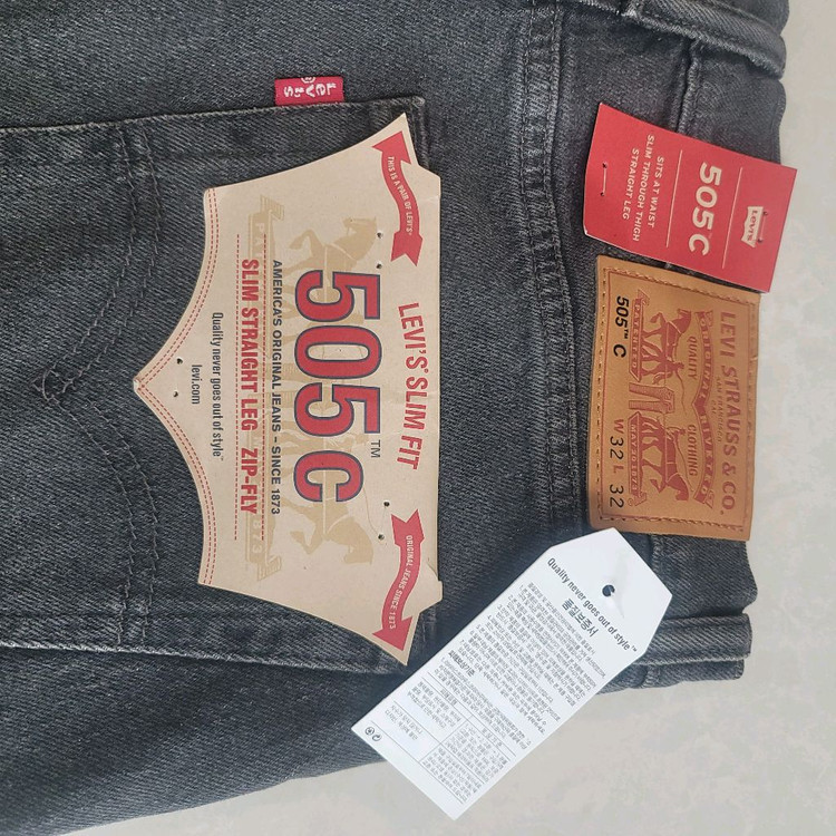 리바이스505C슬림스트레이트32 새제품--2