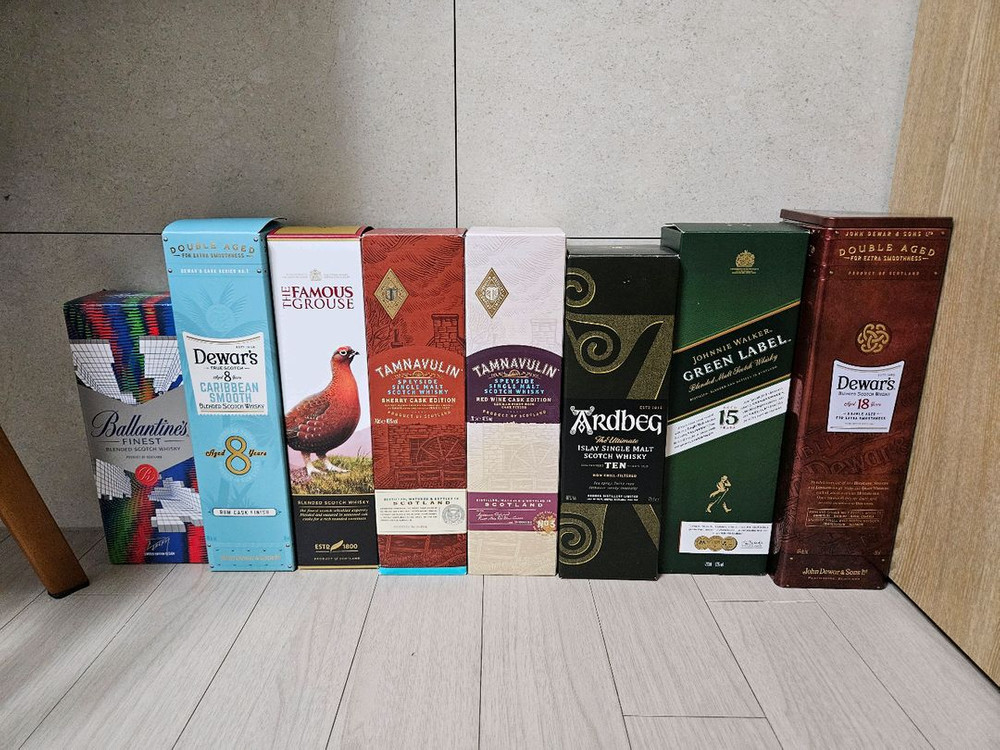 발베니 듀어스 아드벡 공병 빈병 케이스 상자--1