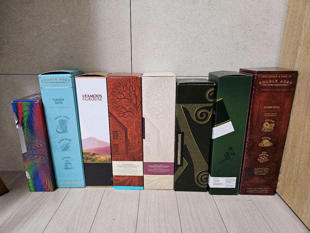 발베니 듀어스 아드벡 공병 빈병 케이스 상자--4