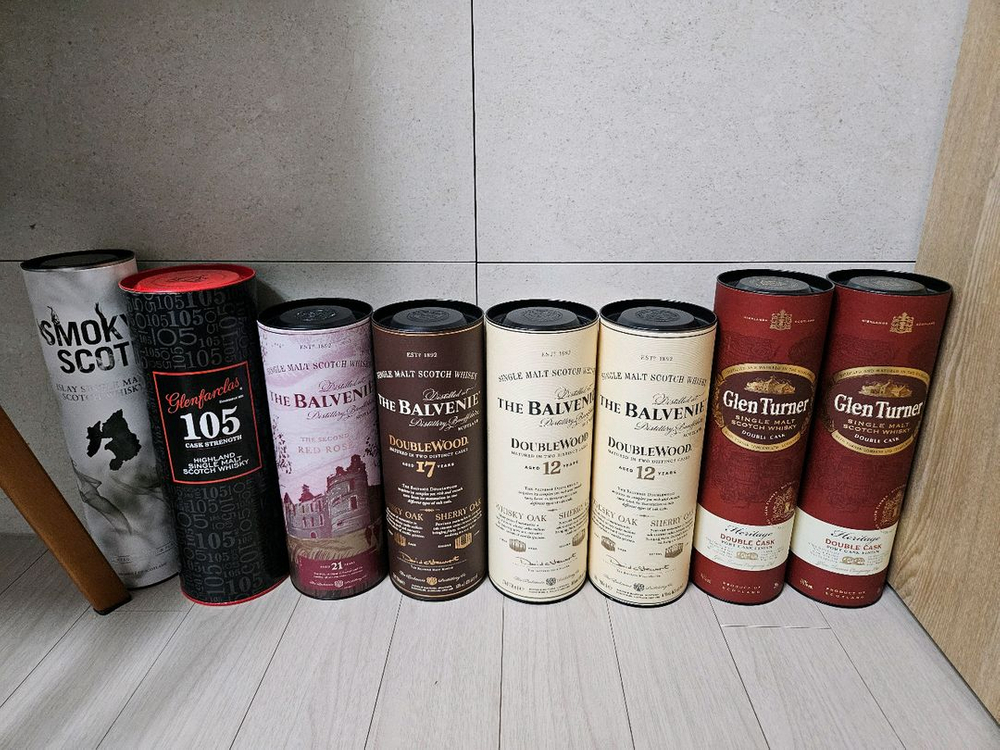 발베니 듀어스 아드벡 공병 빈병 케이스 상자--7