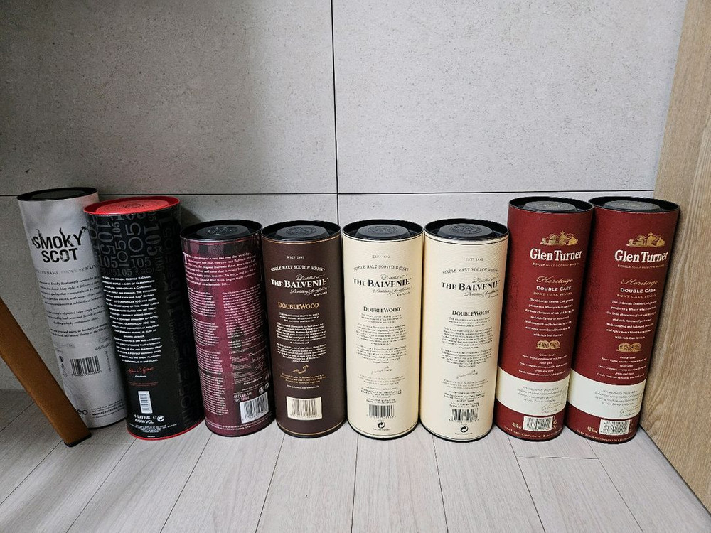 발베니 듀어스 아드벡 공병 빈병 케이스 상자--8