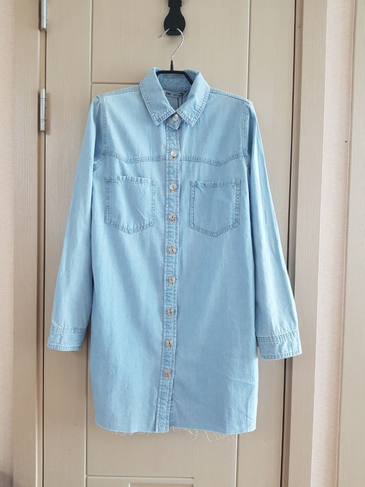 자라 데님 원피스 &롱남방--1