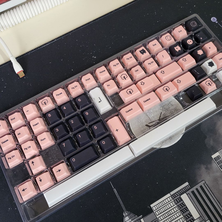 사오파오 트러플슈바인 체리높이 키캡 이미지