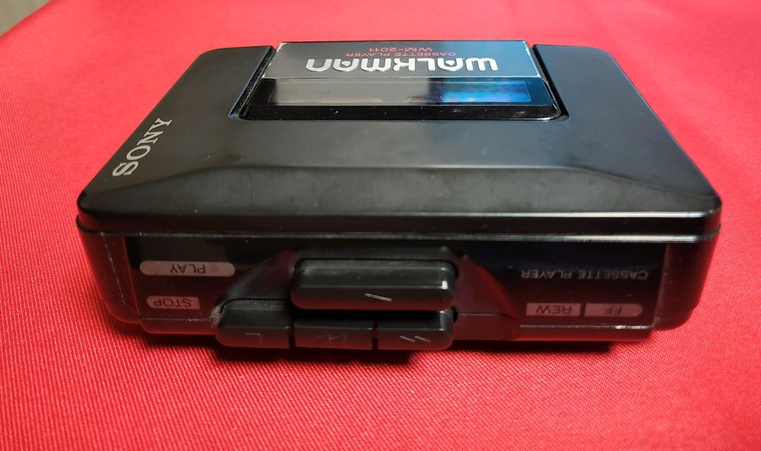 소니 빈티지 워크맨 WM-2011 블랙 정상작동품--3