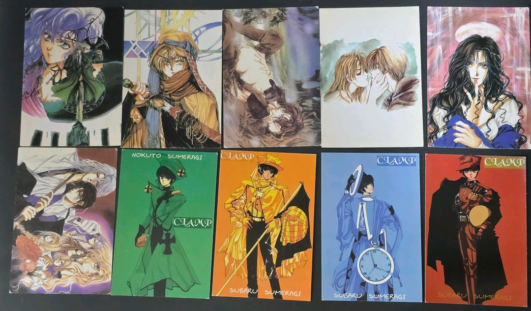 (일괄) 고전엽서 X 천사금렵구 레이어스 스바루 등--1