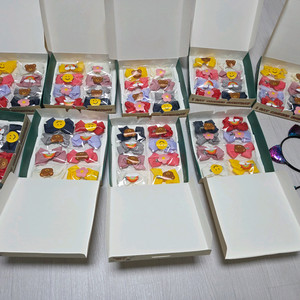 유아동 헤어핀 세트(9세트) 새제품 무료배송