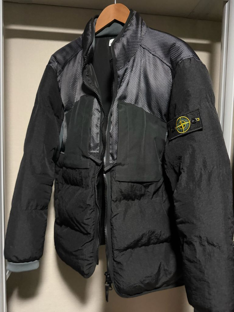 스톤아일랜드 모디파이드 파나마 패딩 21FW--1