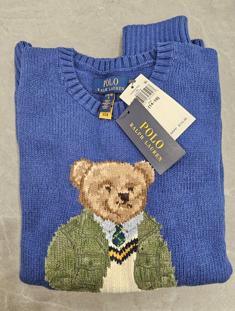 폴로 랄프로렌 보이즈 곰돌이 스웨터 새제품--5