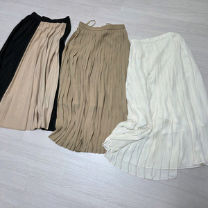 밴딩 스커트 3장 일괄(유니클로 플리츠 롱 스커트 S 2장 포함)무료배송