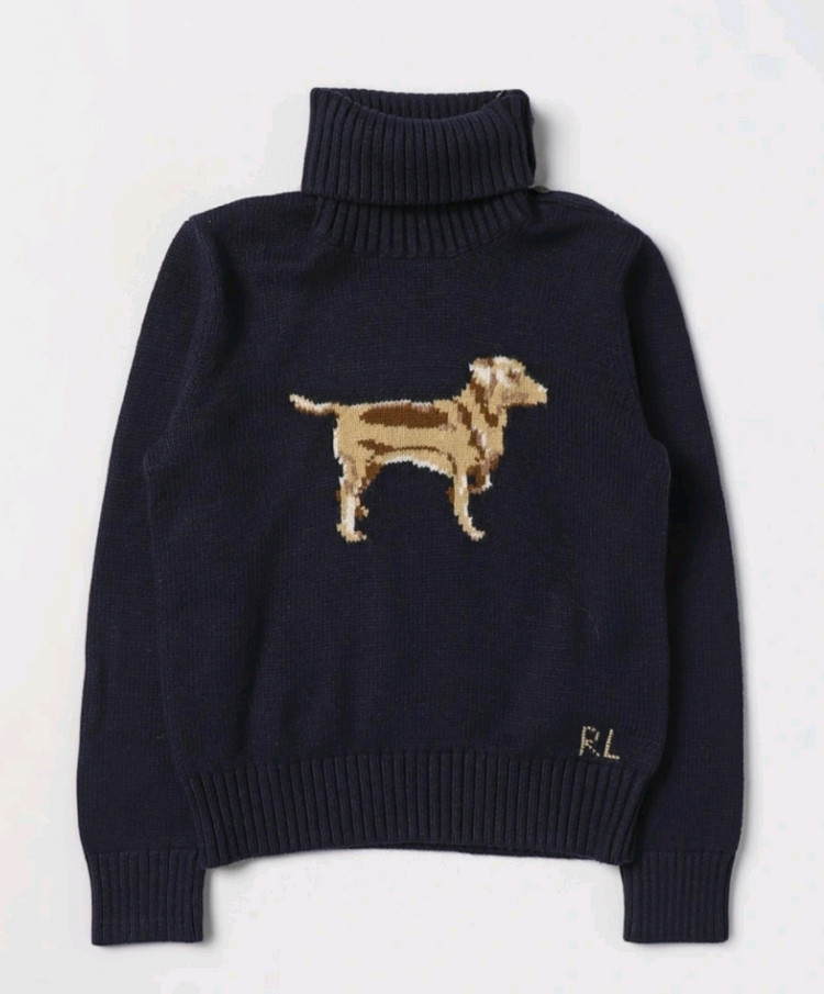 폴로 걸즈 인따르시아 니트 버튼 스웨터 새제품--1