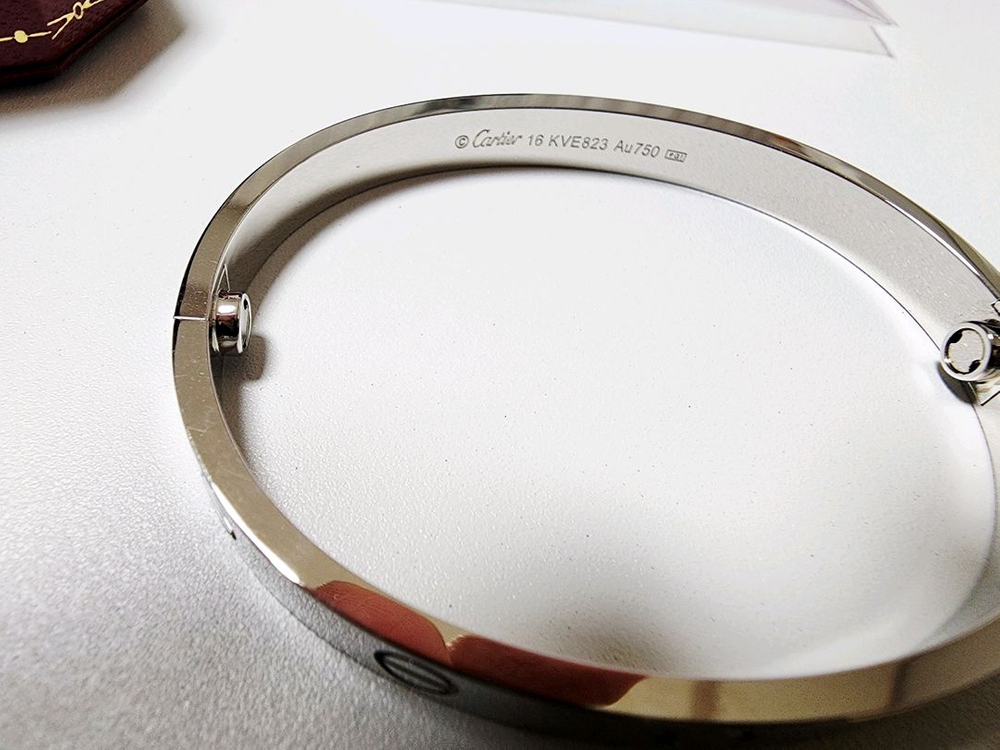 러브팔찌 실버 16호--6