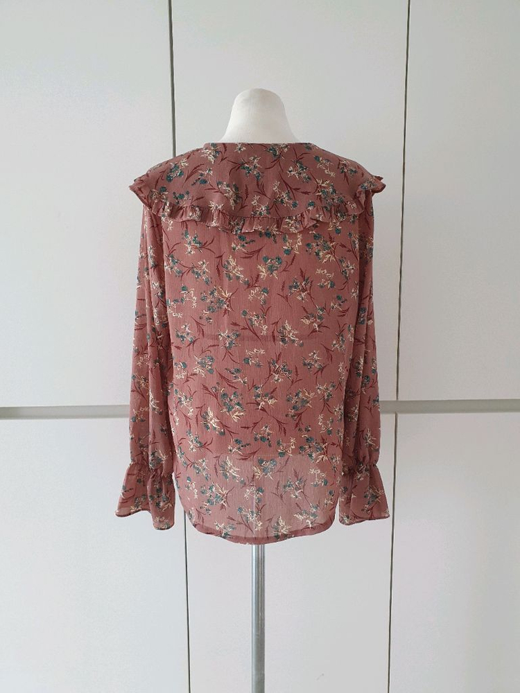 (거의새거) 반에이크 쉬폰 블라우스 프리사이즈--2