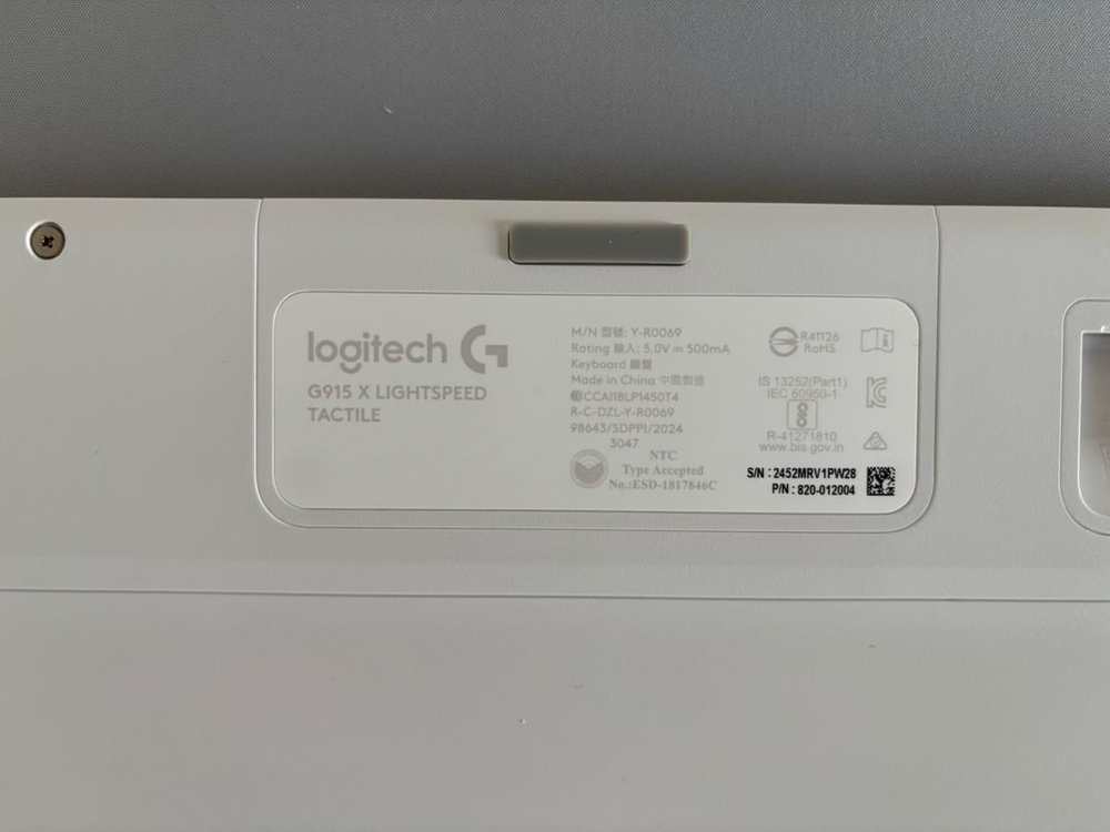 로지텍 G915 TACTILE LIGHTSPEED 무선 키보드--2